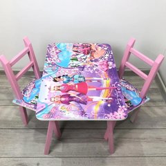 Дитячий столик "Барбі" і 2 стільця