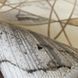 Ковер в спальню или гостиную Абстракция бежевая микрофибра, 150х200 см
