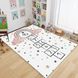 Плюшевий утеплений дитячий килим "Чарівні класики"