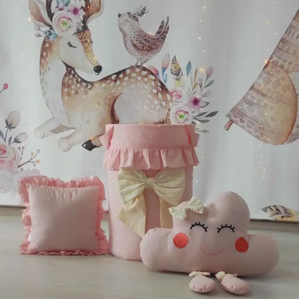 Корзина для игрушек Pink House