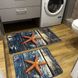 Набір для ванної кімнати, набір із двох килимків 100х60 і 60х50 см