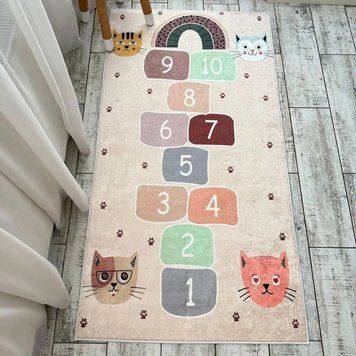 Килим турецький безворсовий Класики котики, 100х160 см