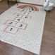 Турецкий безворсовый коврик Радужные классики подкладка из эко-кожи, 120х180 см