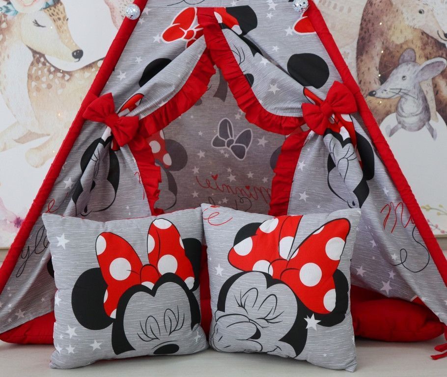 Вігвам для дівчинки Minnie style БОН БОН + кошик для іграшок Повний комплект !