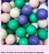 Сухий басейн з кульками в комплекті (200 шт) графітного кольору 100 х 40 см трикотаж