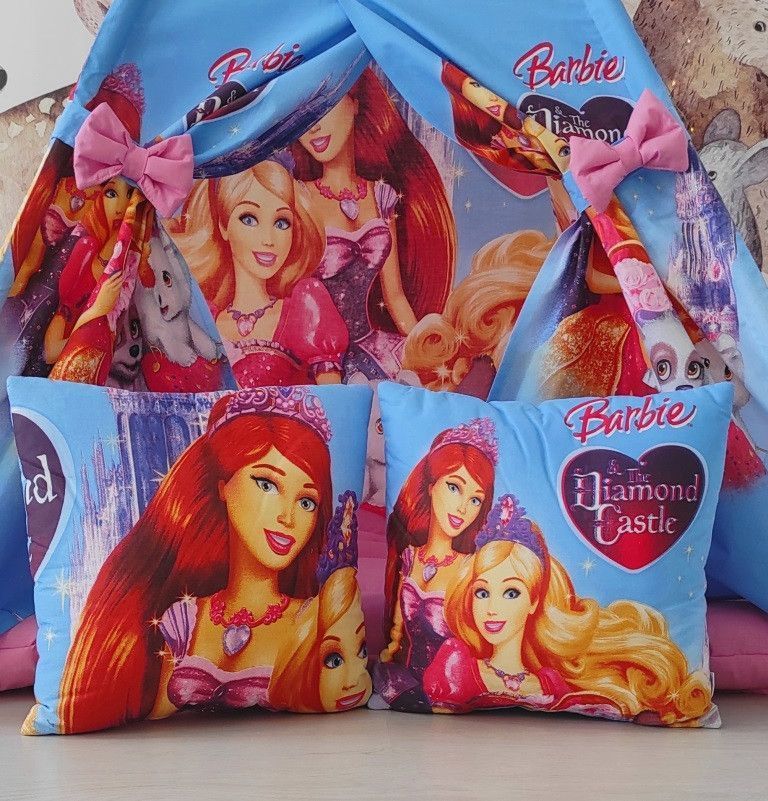 Вигвам в детскую Кукла Барби ( Barbie ) БОН БОН + корзина для игрушек. Полный комплект !