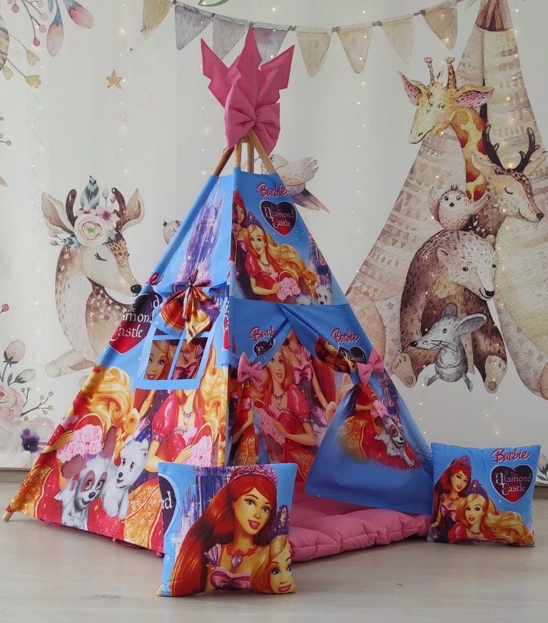 Вігвам Лялька Барбі ( Barbie ) БОН БОН Повний комплект !
