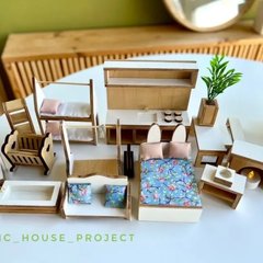 Набор кукольной мебели MagicHouse на 16 предметов для кукол LOL