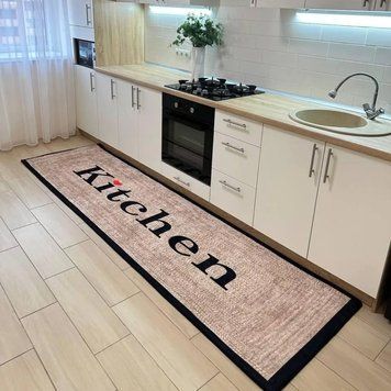 Турецький безворсовий килим для кухні Кухня-етнік, 80х250 см