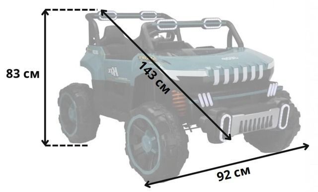 Детский електромобиль Spoko SP-8688 зеленый