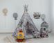 Вигвам Космос с ковриком БОН БОН + корзина для игрушек + подвесная качеля. Полный комплект