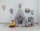 Вигвам Космос с ковриком БОН БОН + корзина для игрушек + подвесная качеля. Полный комплект