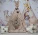 Детский Вигвам Совуня с ковриком БОН БОН + корзина для игрушек. Полный комплект!