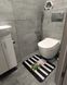 Набор для ванной комнаты, набор из двух ковриков 100х60 и 60х50 см