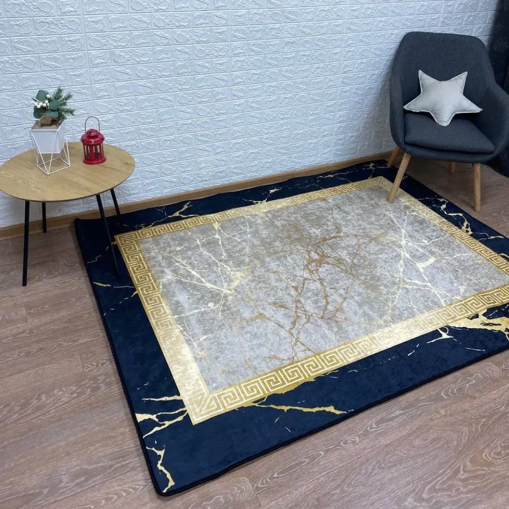 Коврик турецкий Черное золото, 80х150 см