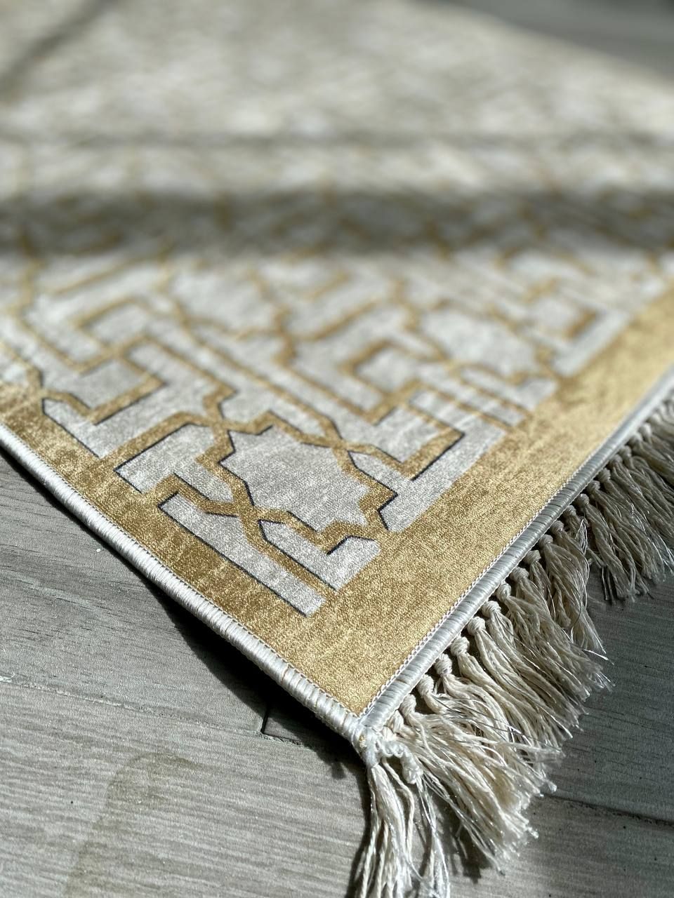Турецький безворсовий килим "Гетсбі" підкладка з еко-шкіри