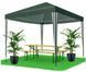 Садовий павільйон альтанка намет 3х3 м Bonro B-9001 без стінок зелений
