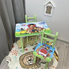 Дитячий столик "Щенячий патруль" і 2 стільця