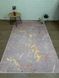 Турецький безворсовий килимок "Рожевий мармур золото"