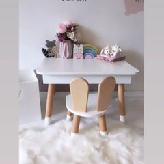 Прямокутний стіл з пеналом і 1 стілець