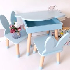Детский стол полуоблако с пеналом и 2 стула