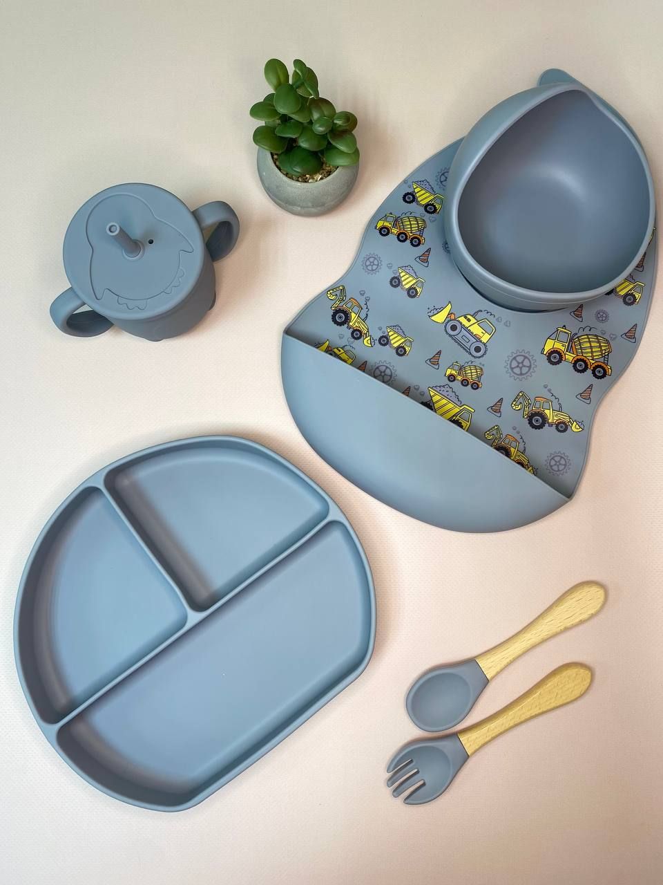 Комплект детской посуды из 6-ти предметов! + ПОДАРОК