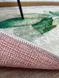 Турецкий безворсовой коврик "Грин" подкладка из эко-кожи 80х200 см