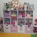 Стелаж дитячий Toys-pink для іграшок та книг, 12 клітинок