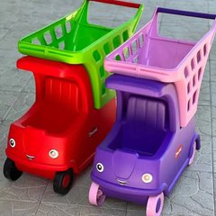 Детский автомобиль с корзиной\Тележка для продуктов с местом для куклы или игрушки