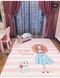 Плюшевый утепленный детский ковер "Маленькая принцесса" плюшевый утепленный детский ковер