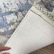 Турецький безворсовий килим Фактура на підкладці з еко-шкіри, 80х150 см