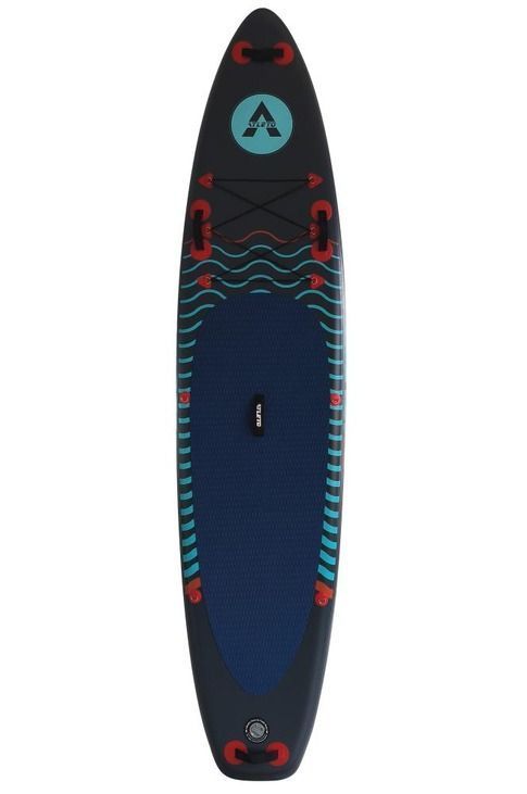 SUP-дошка надувна для плавання Atleto 350 см сіра + сидіння