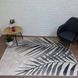 Турецький безворсовий килим в спальню Перо акварель, 150х200 см