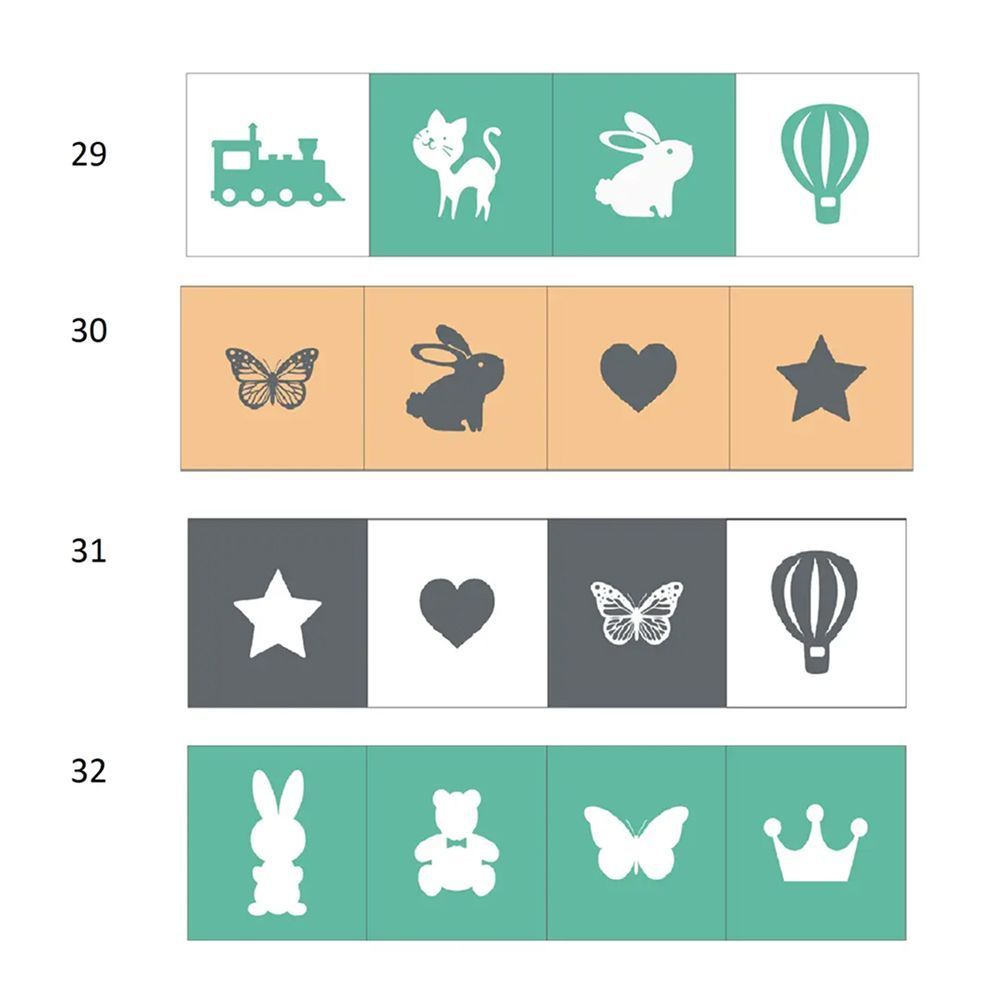 Стеллаж детский Toys dolls / Toys cars для игрушек и книг, 6 ячеек