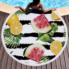 Кругле пляжний рушник "Літо"