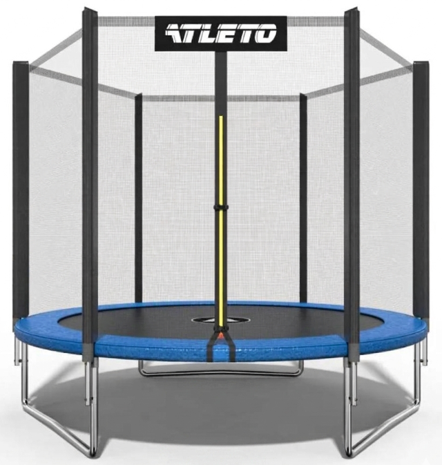 Батут дитячий з сіткою 183 см Atleto + подарунок м'ячик