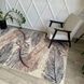 Коврик турецкий безворсовый Перо беж, 80х300 см