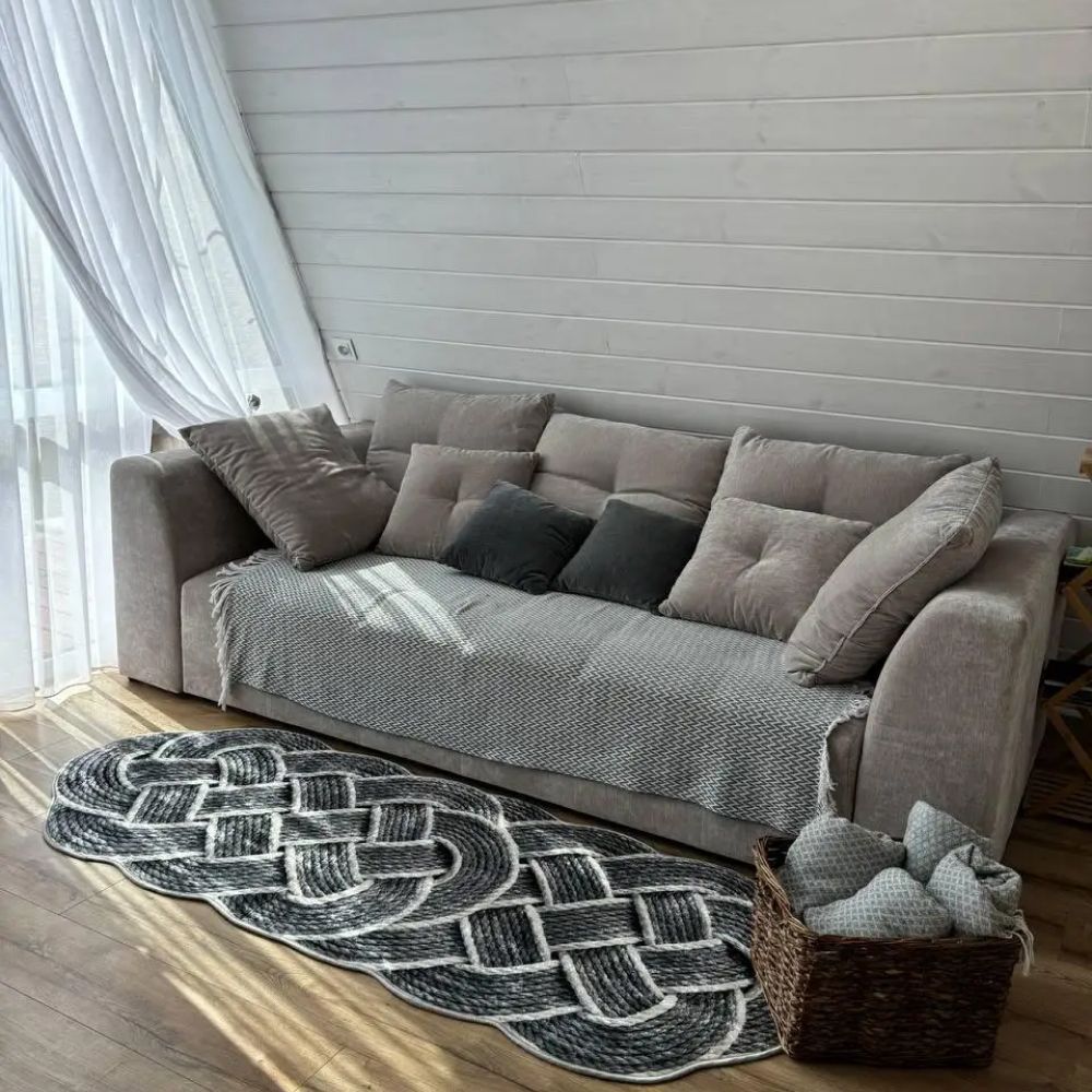 Килимок турецький безворсовий 3D, 80х150 см