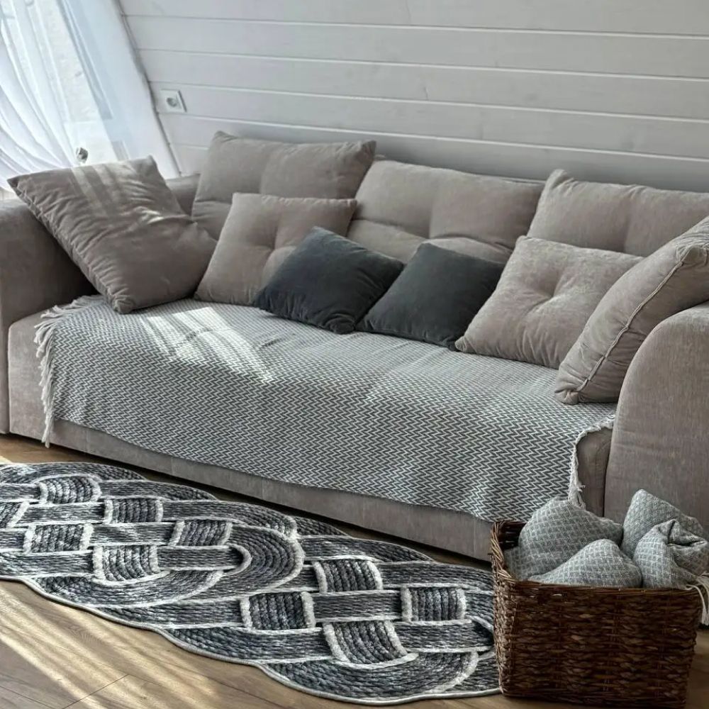 Килимок турецький безворсовий 3D, 80х150 см