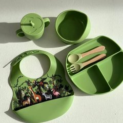 ПАКУНОК МАЛЮКА Комплект дитячого посуду з 6-ти предметів! + ПОДАРУНОК