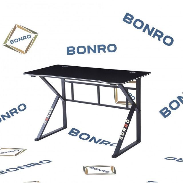 Геймерский игровой компьютерный стол 0,8 мм Bonro 276 черный