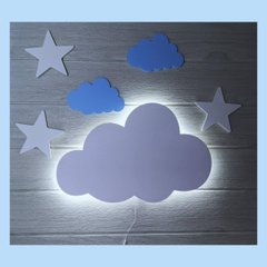Настінний нічник ручної роботи "Хмара"