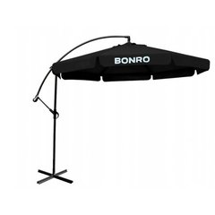 Зонтик садовый с наклоном черный Bonro B-7218 3м 6 спиц